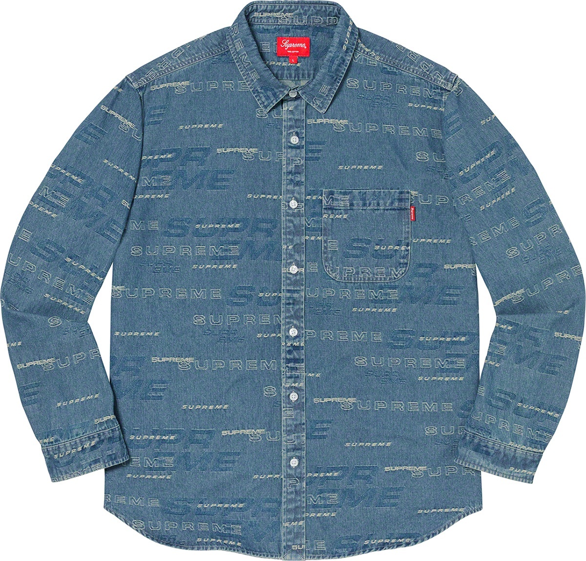 Dimensions Logo Denim Shirt view 2